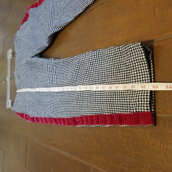 Boden British Tweed Wool Houndstooth Trousers Size - Picture 8 of 13